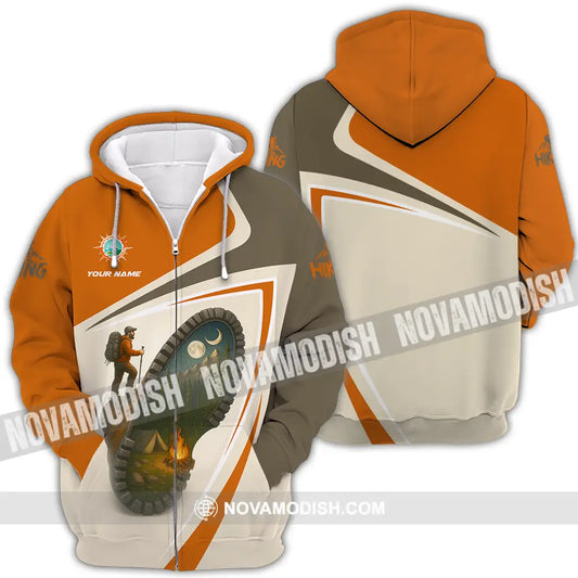 Unisex Shirt - Custom Hiking Shirt Zipper Hoodie / S T-shirt