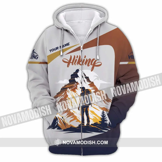 Unisex Shirt - Custom Hiking Shirt Zipper Hoodie / S T-shirt