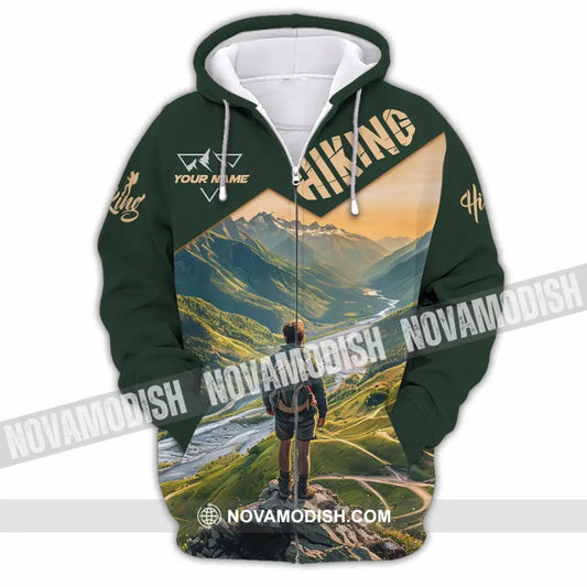 Unisex Shirt - Custom Hiking Shirt Zipper Hoodie / S T-shirt