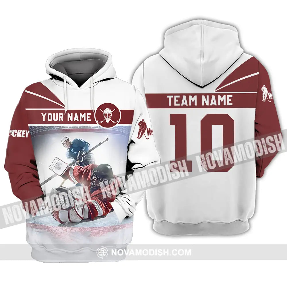Unisex Shirt - Custom Hockey Shirt Hoodie / S T-shirt