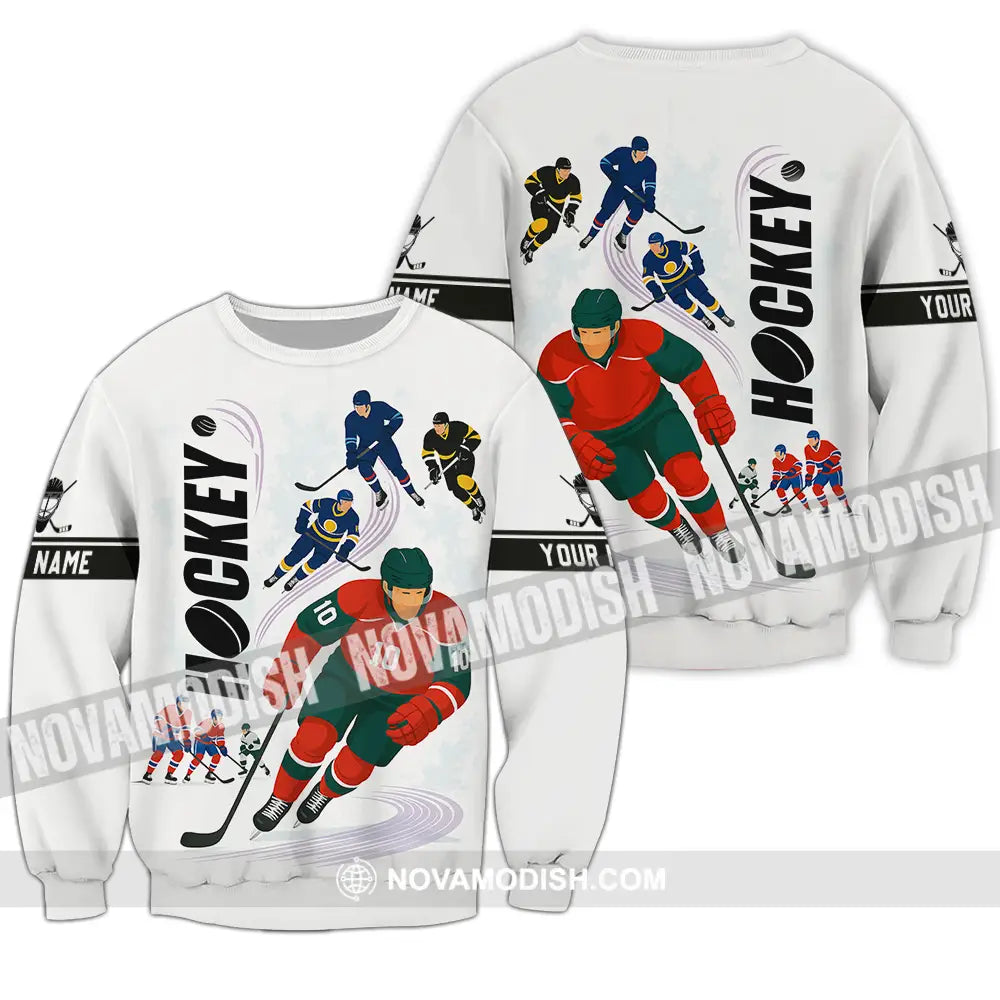 Unisex Shirt - Custom Hockey Shirt Long Sleeve / S T-shirt