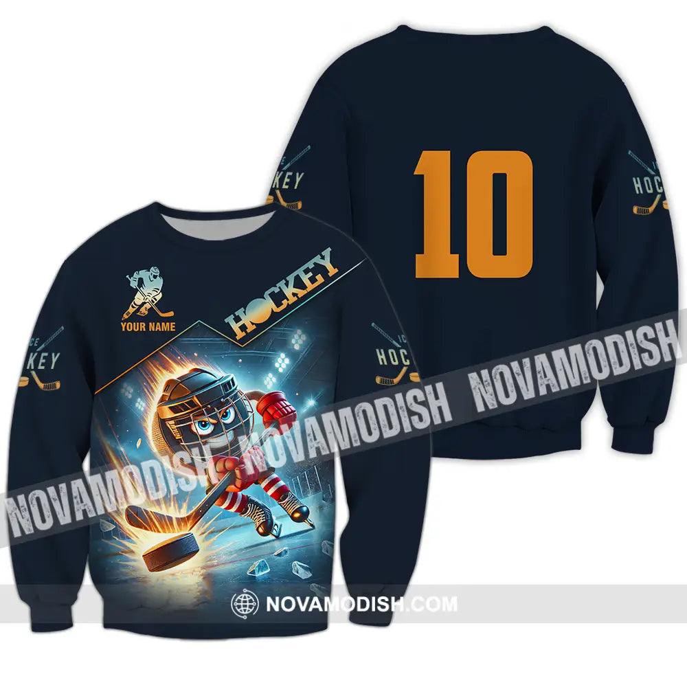 Unisex Shirt - Custom Hockey Shirt Long Sleeve / S T-shirt
