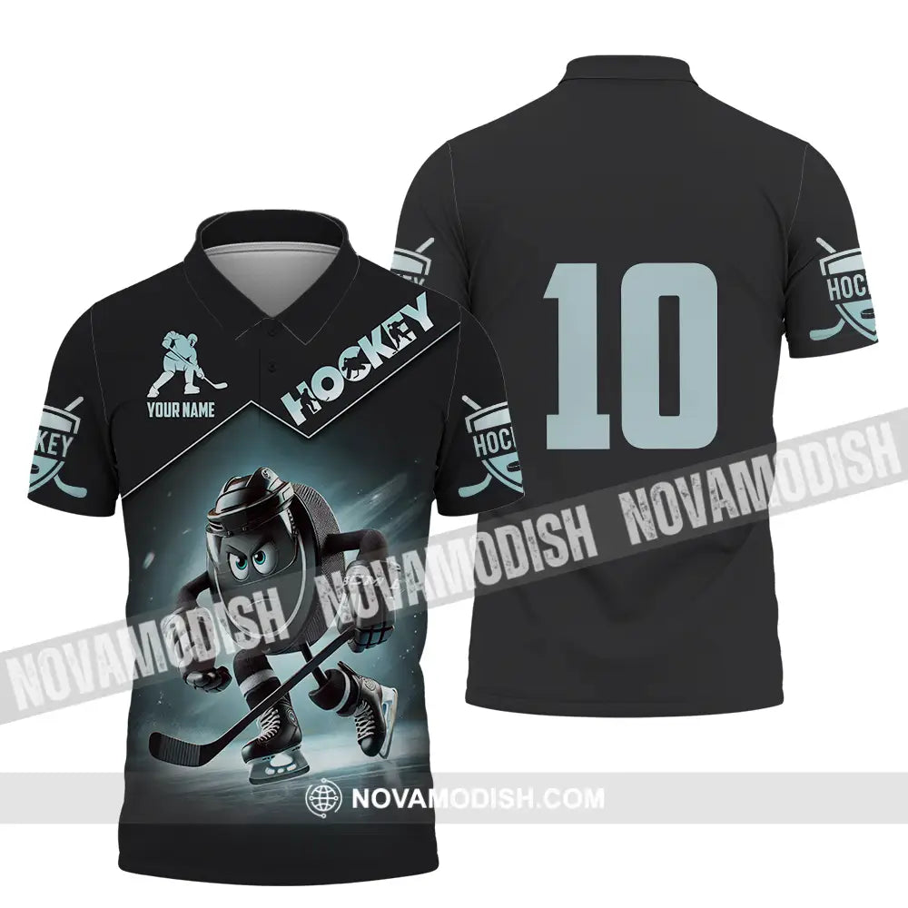 Unisex Shirt - Custom Hockey Shirt Polo Shirt / S T-shirt