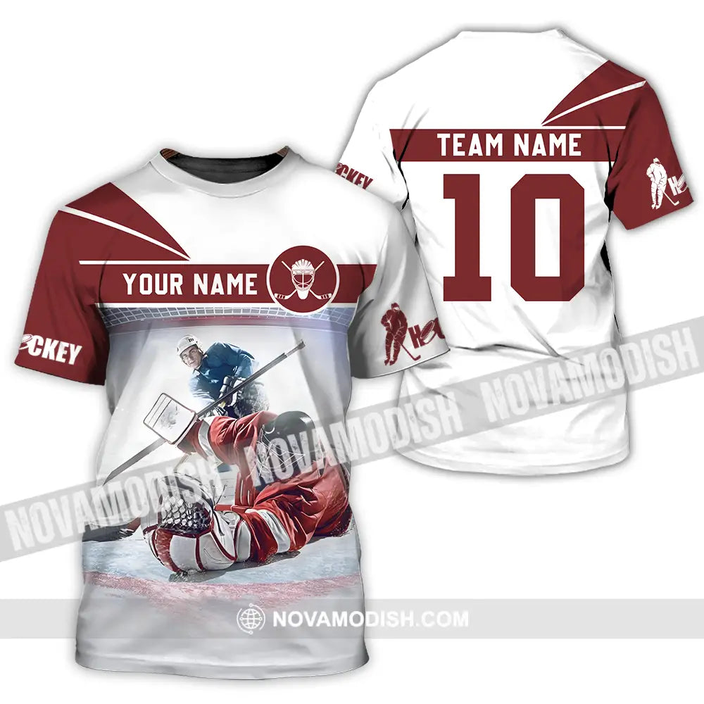 Unisex Shirt - Custom Hockey Shirt T-Shirt / S T-shirt
