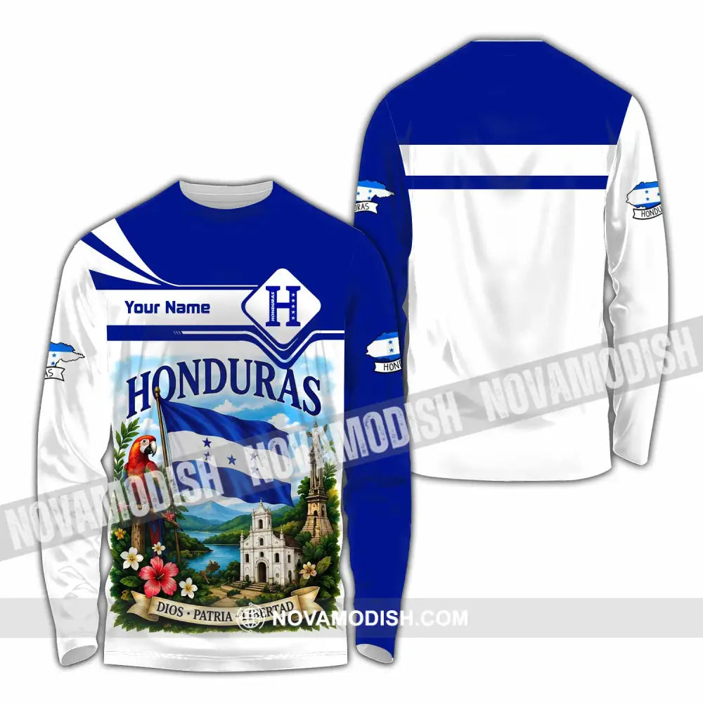 Unisex Shirt - Custom Honduras Shirt - Long Sleeve Shirt / S - T-shirt
