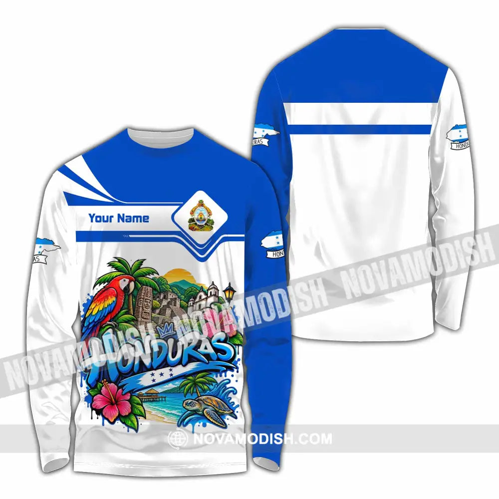 Unisex Shirt - Custom Honduras Shirt - Long Sleeve Shirt / S - T-shirt