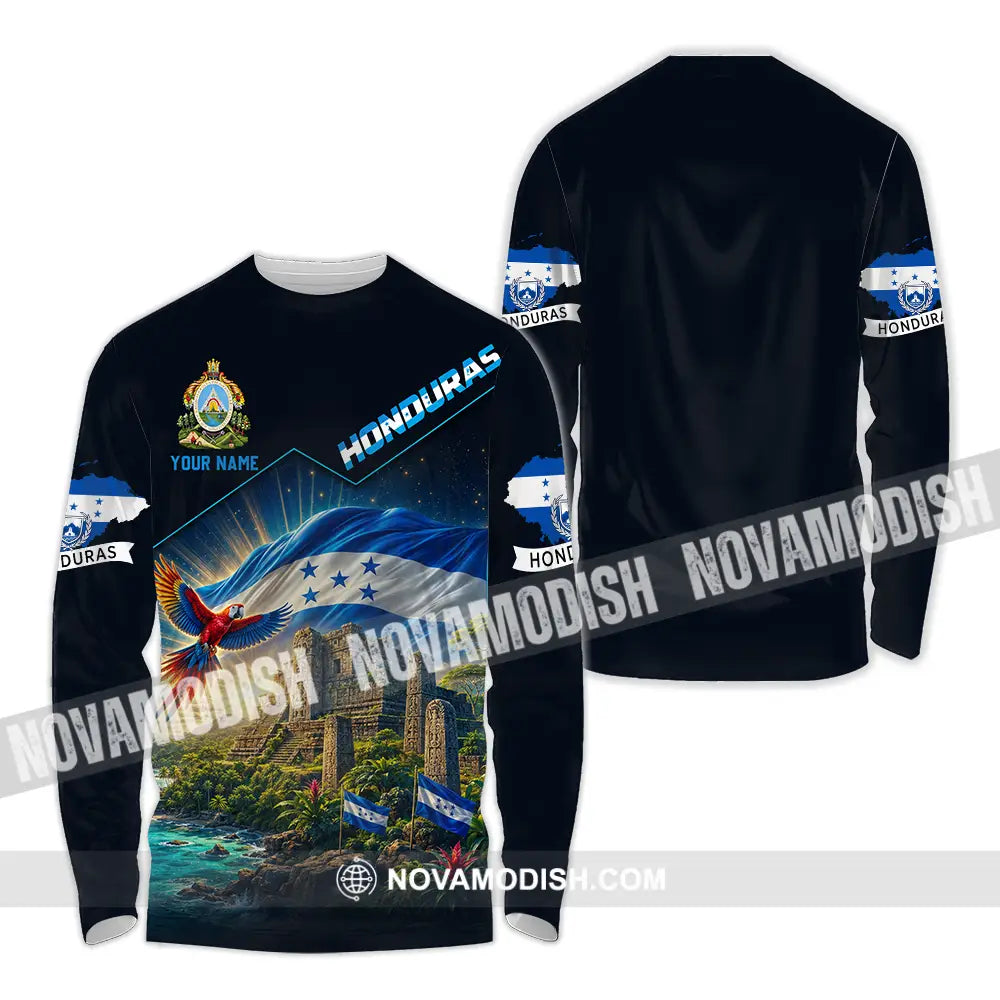 Unisex Shirt - Custom Honduras Shirt - Long Sleeve Shirt / S - T-shirt