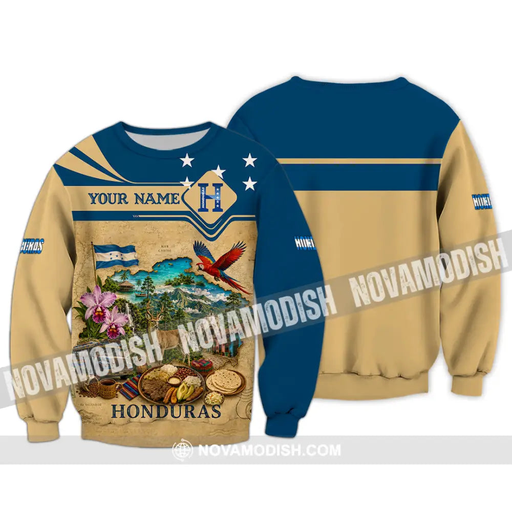 Unisex Shirt - Custom Honduras Shirt - Long Sleeve / S - T-shirt