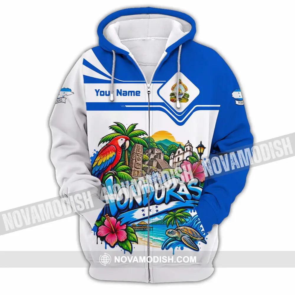 Unisex Shirt - Custom Honduras Shirt - Zipper Hoodie / S - T-shirt