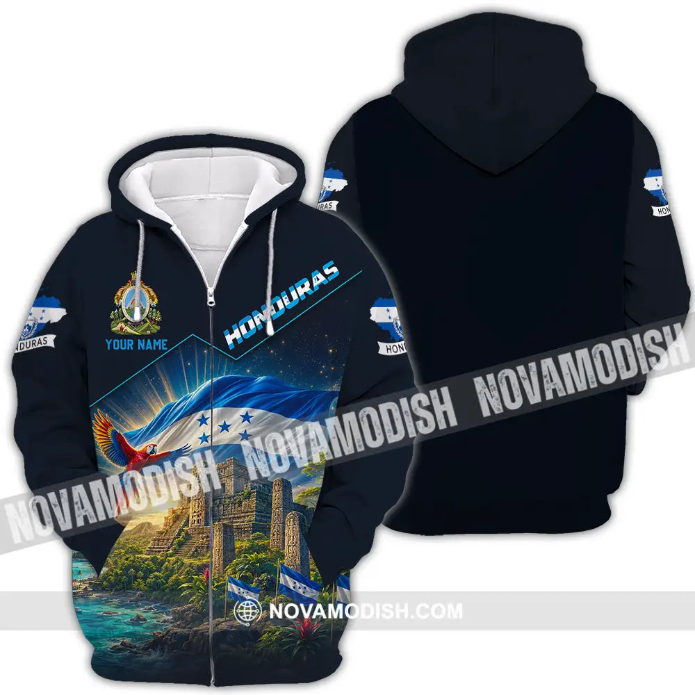 Unisex Shirt - Custom Honduras Shirt - Zipper Hoodie / S - T-shirt