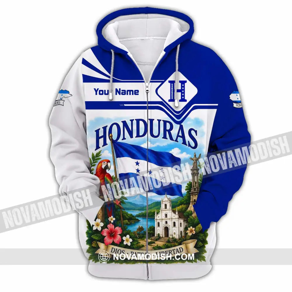 Unisex Shirt - Custom Honduras Shirt - Zipper Hoodie / S - T-shirt