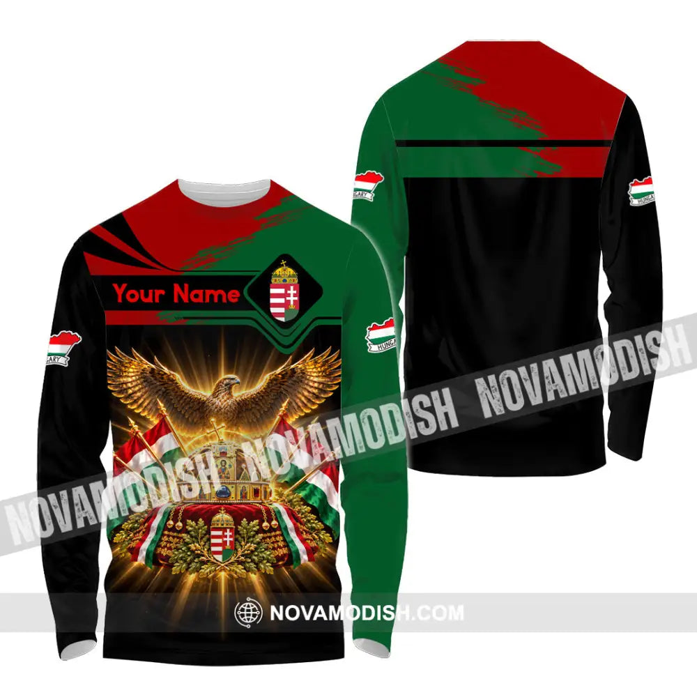 Unisex Shirt - Custom Hungary Shirt - Long Sleeve Shirt / S - T-shirt
