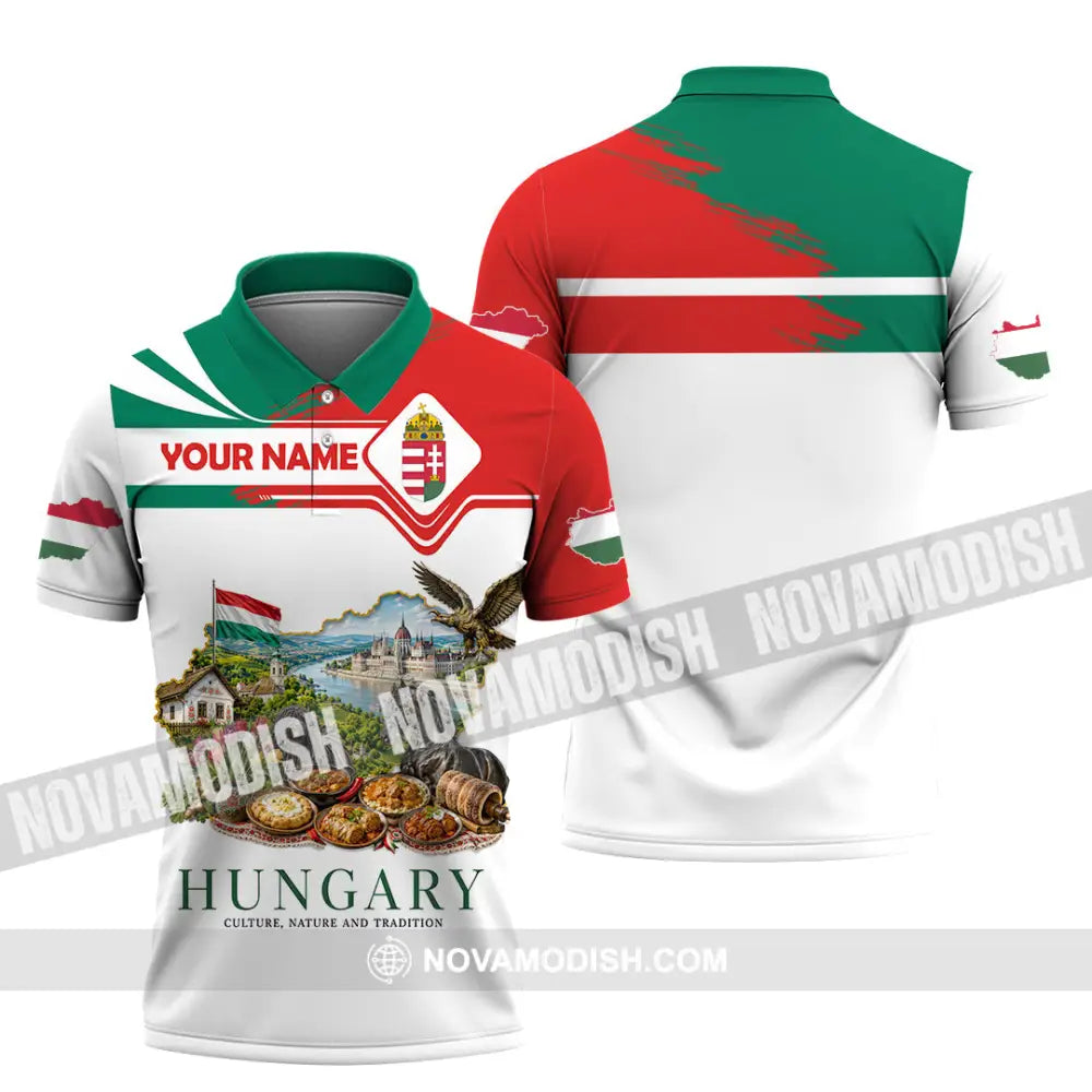 Unisex Shirt - Custom Hungary Shirt - Polo Shirt / S - T-shirt