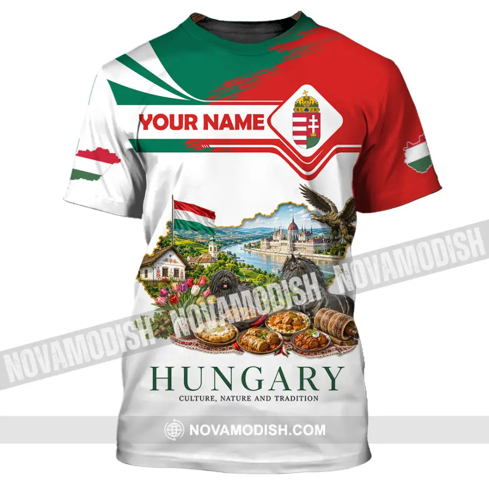 Unisex Shirt - Custom Hungary Shirt - T-Shirt / S - T-shirt