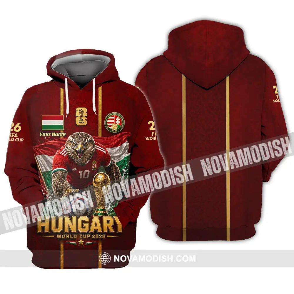 Unisex Shirt - Custom Hungary World Cup 2026 Shirt - Hoodie / S - T-shirt