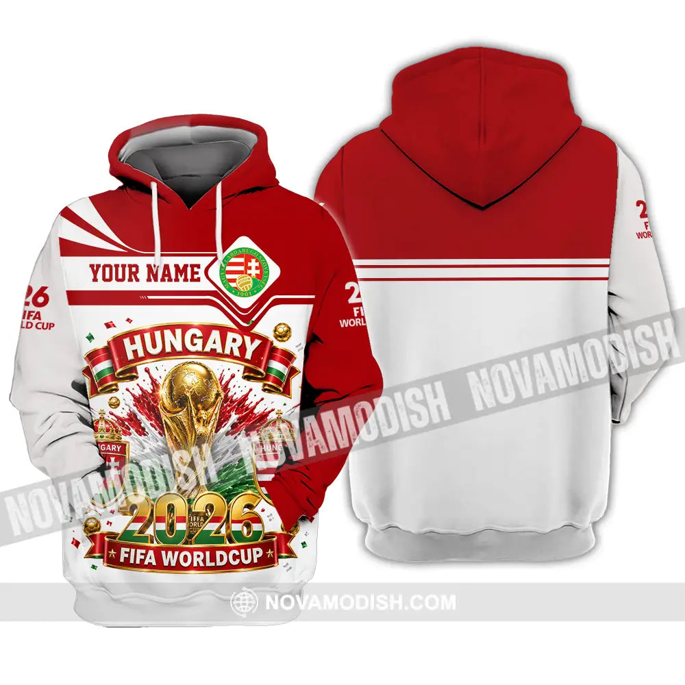 Unisex Shirt - Custom Hungary World Cup 2026 Shirt - Hoodie / S - T-shirt