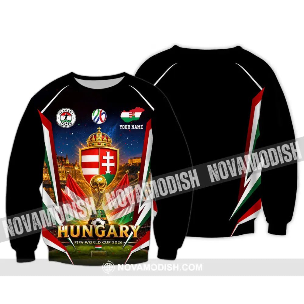 Unisex Shirt - Custom Hungary World Cup 2026 Shirt - Long Sleeve / S - T-shirt