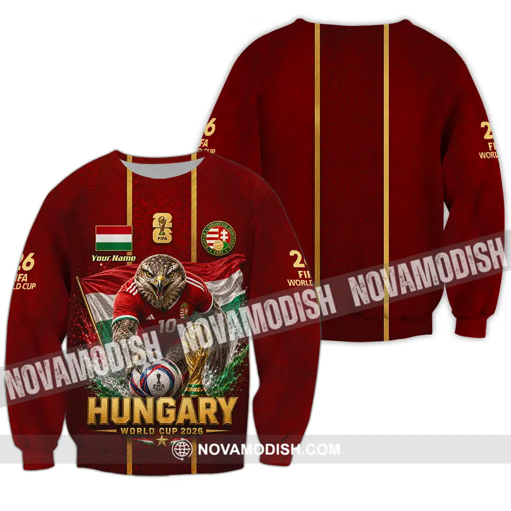 Unisex Shirt - Custom Hungary World Cup 2026 Shirt - Long Sleeve / S - T-shirt