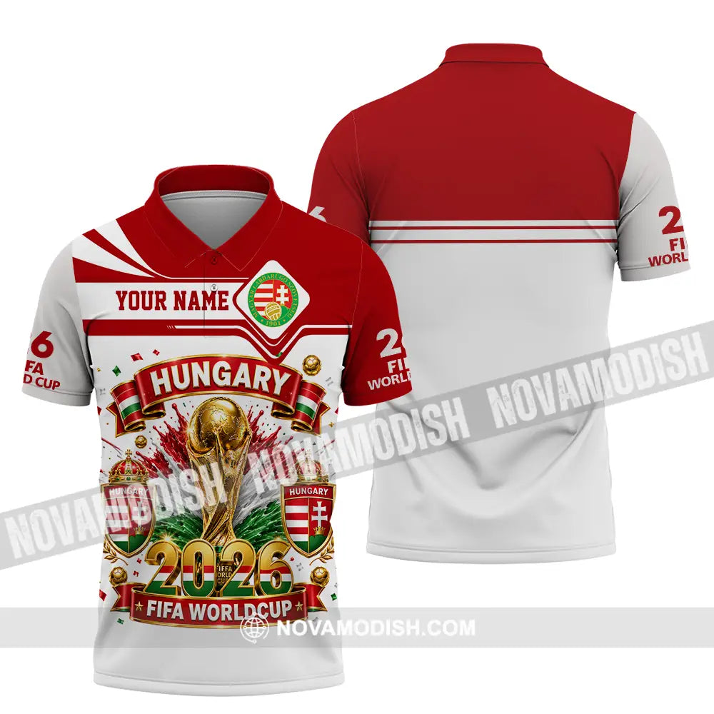 Unisex Shirt - Custom Hungary World Cup 2026 Shirt - Polo Shirt / S - T-shirt