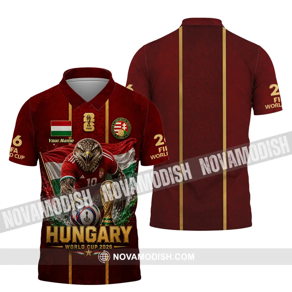 Unisex Shirt - Custom Hungary World Cup 2026 Shirt - Polo Shirt / S - T-shirt