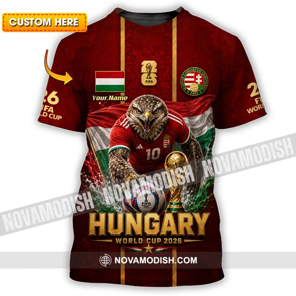 Unisex Shirt - Custom Hungary World Cup 2026 Shirt - T-shirt