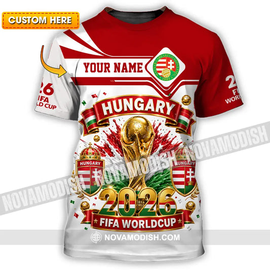 Unisex Shirt - Custom Hungary World Cup 2026 Shirt - T-shirt