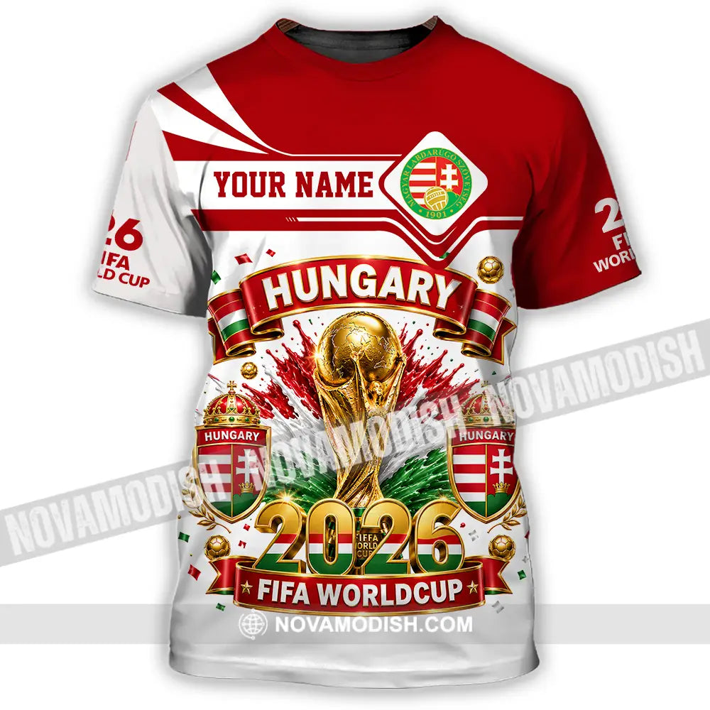 Unisex Shirt - Custom Hungary World Cup 2026 Shirt - T-Shirt / S - T-shirt