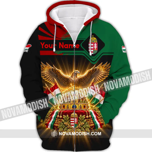 Unisex Shirt - Custom Hungary Shirt - Zipper Hoodie / S - T-shirt