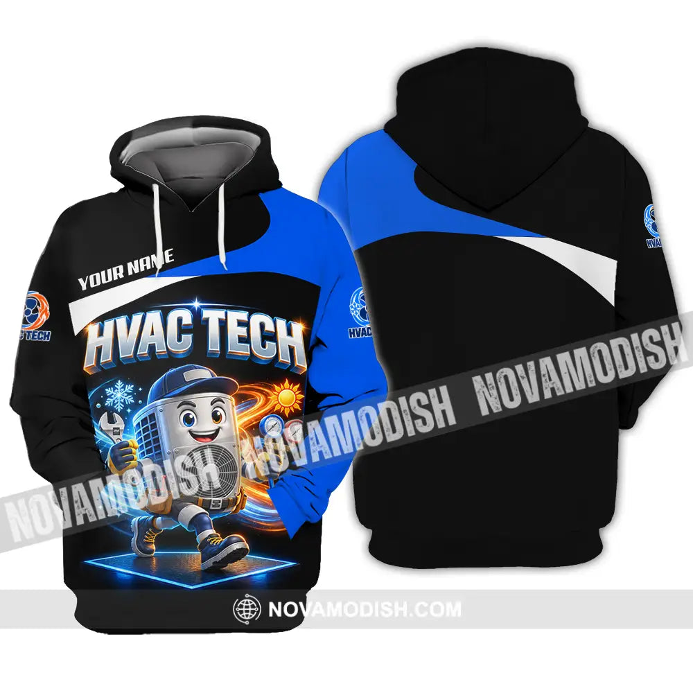 Unisex Shirt - Custom HVAC Tech Shirt - Hoodie / S - T-shirt