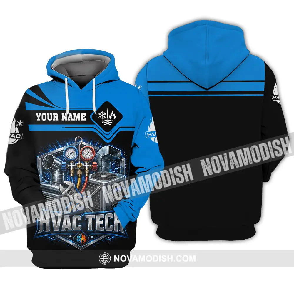 Unisex Shirt - Custom Hvac Tech Shirt - Hoodie / S - T-shirt