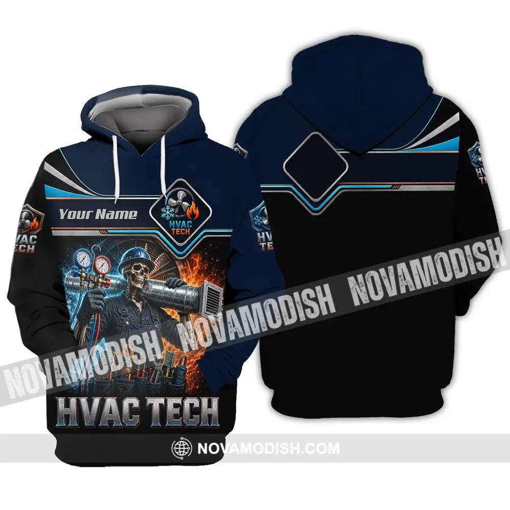Unisex Shirt - Custom HVAC Tech Shirt - Hoodie / S - T-shirt