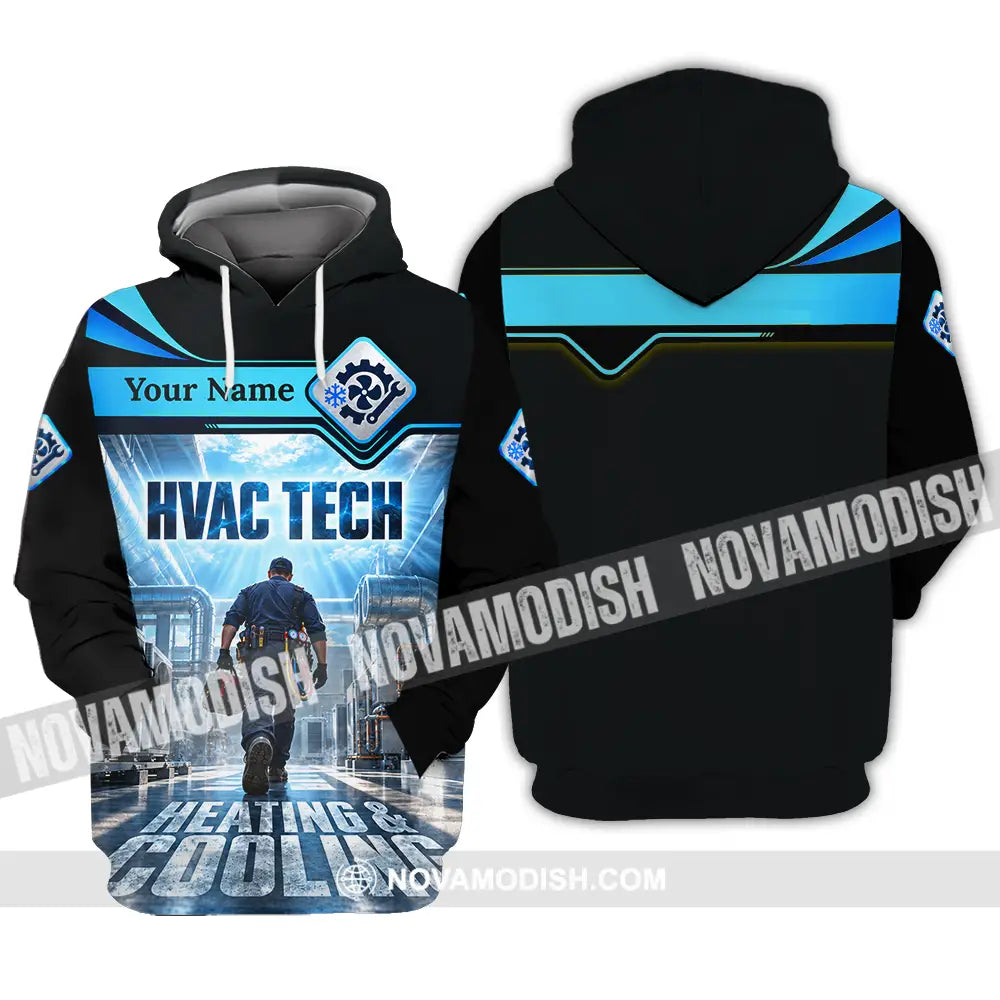 Unisex Shirt - Custom HVAC Tech Shirt - Hoodie / S - T-shirt
