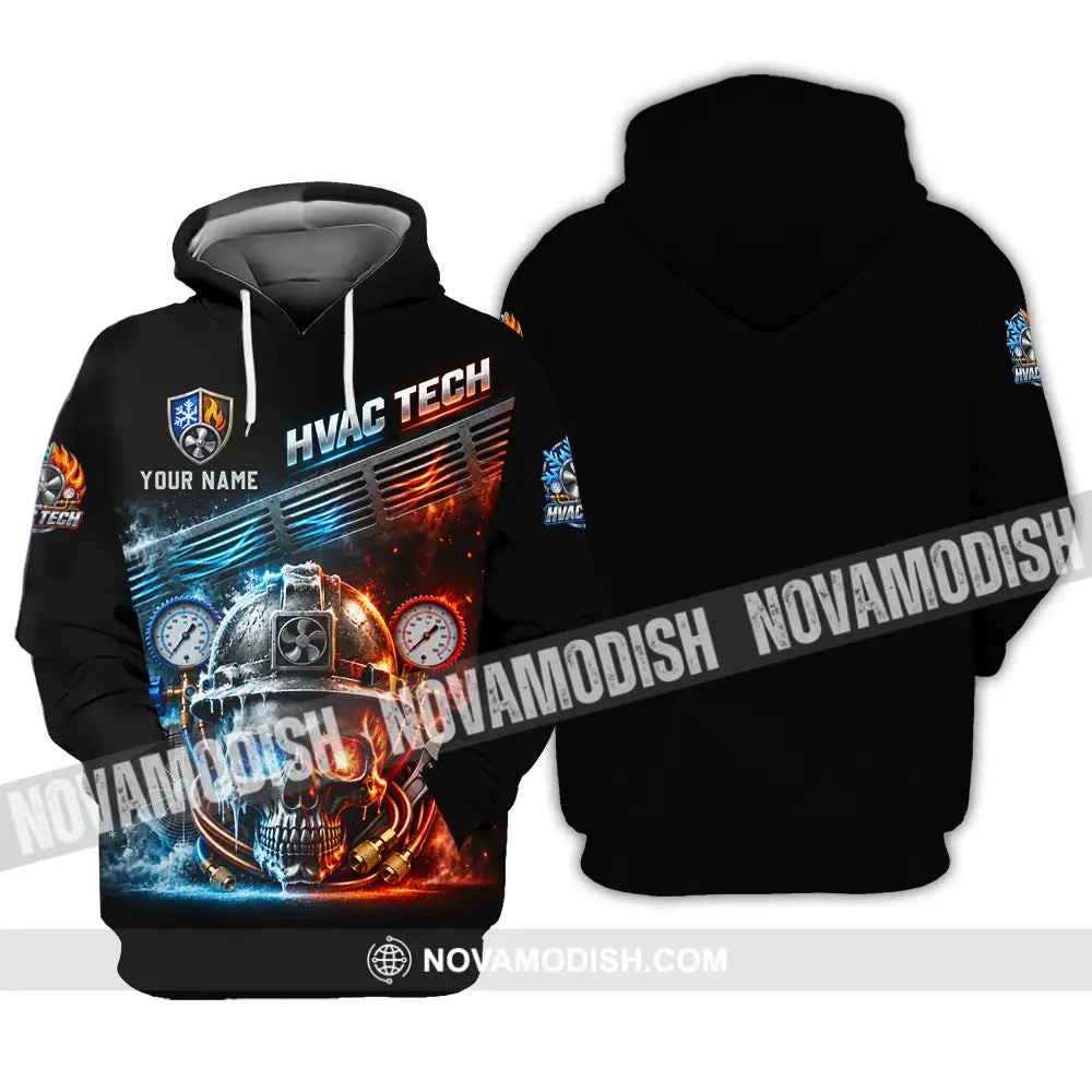Unisex Shirt - Custom HVAC Tech Shirt - Hoodie / S - T-shirt