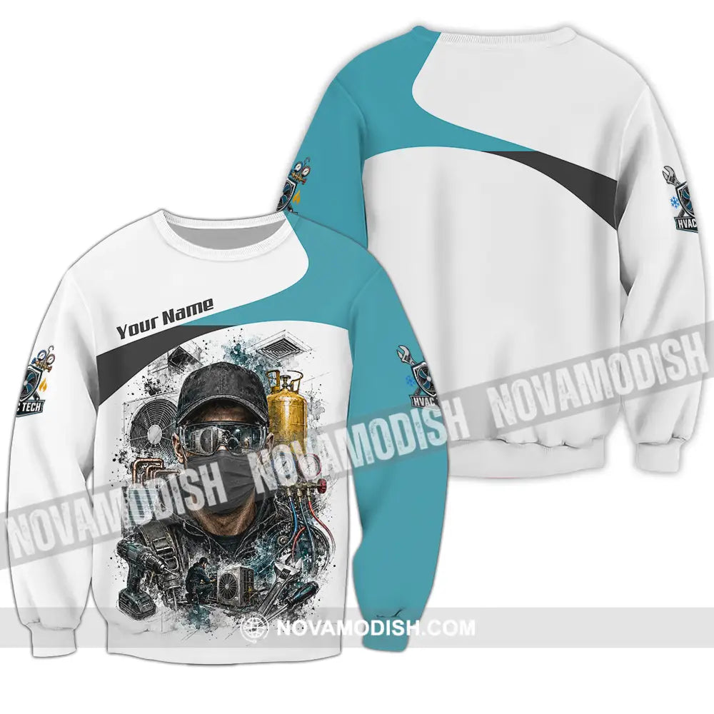Unisex Shirt - Custom HVAC Tech Shirt - Long Sleeve / S - T-shirt