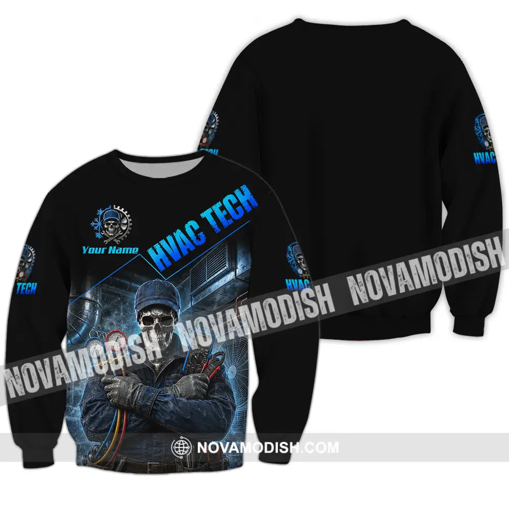 Unisex Shirt - Custom HVAC Tech Shirt - Long Sleeve / S - T-shirt