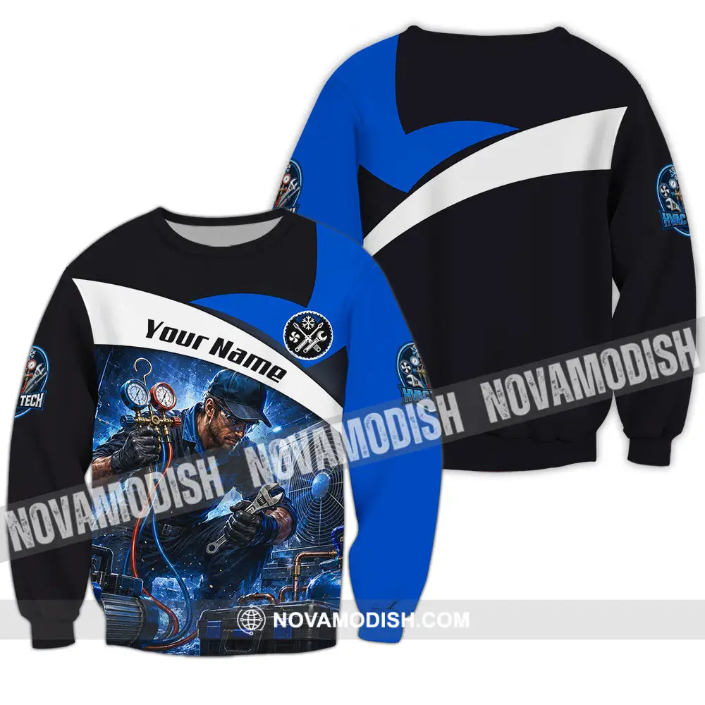 Unisex Shirt - Custom HVAC Tech Shirt - Long Sleeve / S - T-shirt