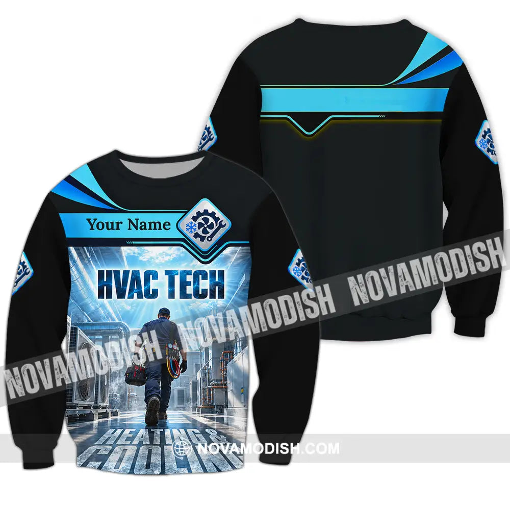 Unisex Shirt - Custom HVAC Tech Shirt - Long Sleeve / S - T-shirt
