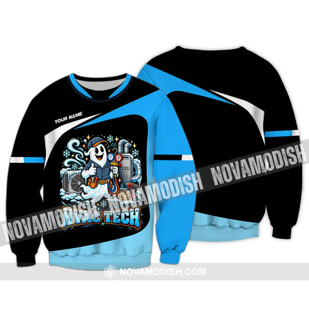 Unisex Shirt - Custom HVAC Tech Shirt - Long Sleeve / S - T-shirt