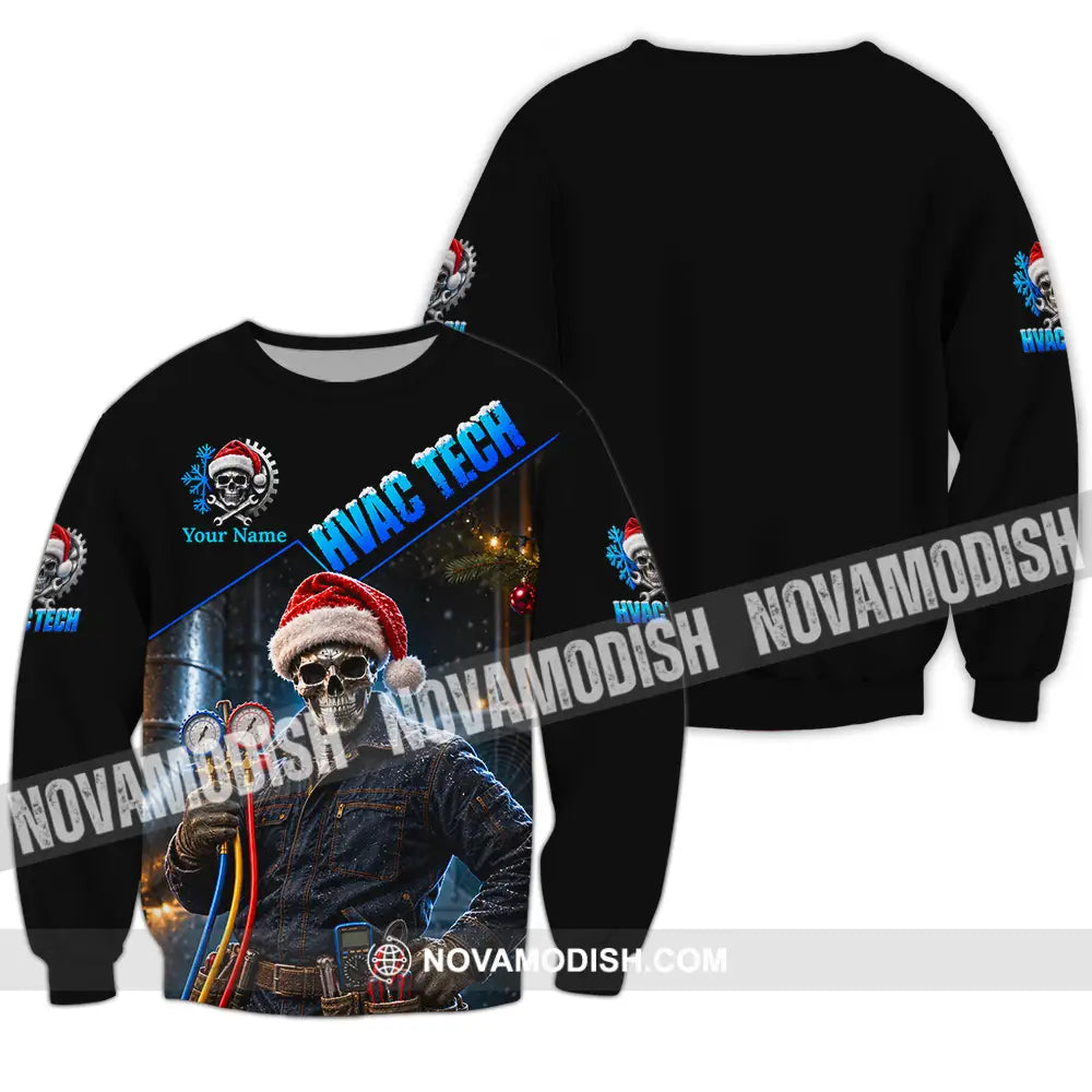 Unisex Shirt - Custom HVAC Tech Shirt - Long Sleeve / S - T-shirt