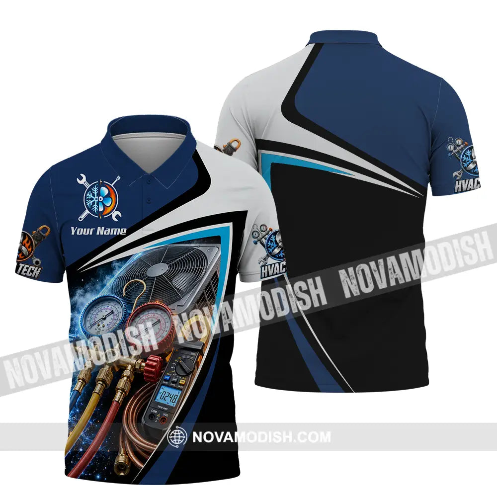 Unisex Shirt - Custom HVAC Tech Shirt - Polo Shirt / S - T-shirt
