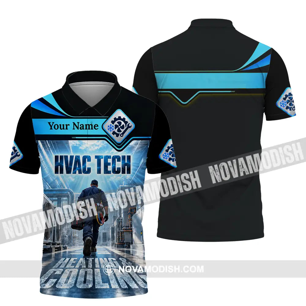 Unisex Shirt - Custom HVAC Tech Shirt - Polo Shirt / S - T-shirt