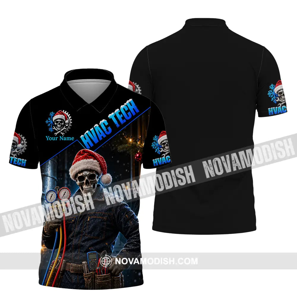 Unisex Shirt - Custom HVAC Tech Shirt - Polo Shirt / S - T-shirt