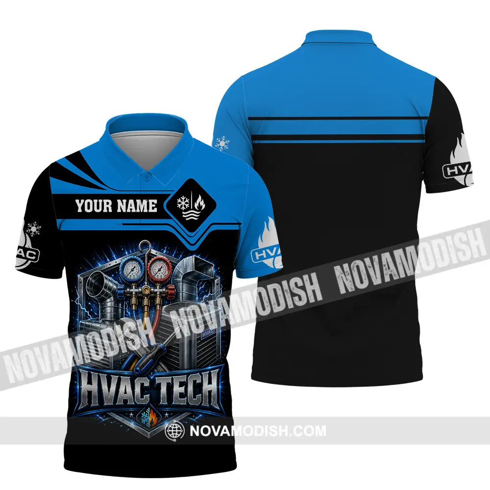 Unisex Shirt - Custom Hvac Tech Shirt - Polo Shirt / S - T-shirt