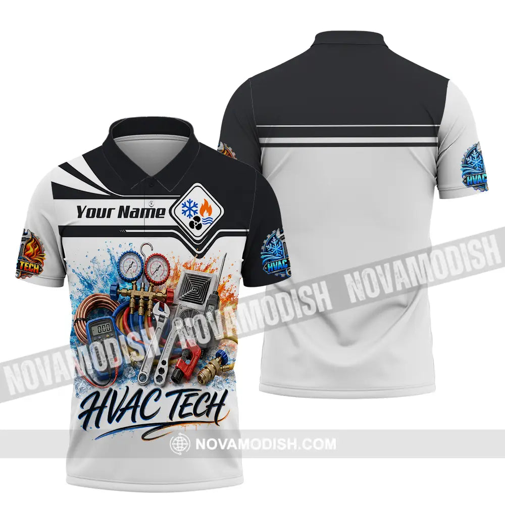 Unisex Shirt - Custom Hvac Tech Shirt - Polo Shirt / S - T-shirt