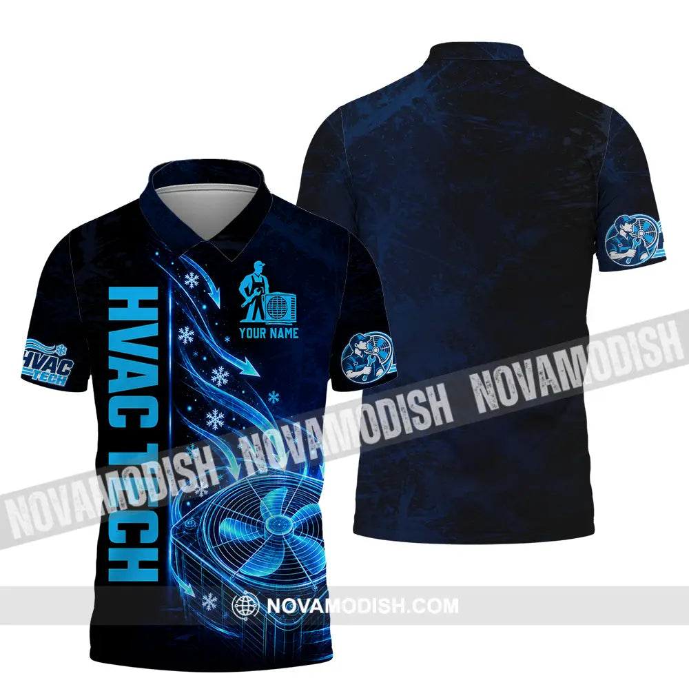 Unisex Shirt - Custom HVAC Tech Shirt - Polo Shirt / S - T-shirt