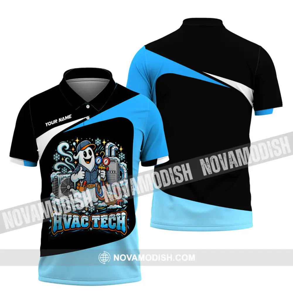 Unisex Shirt - Custom HVAC Tech Shirt - Polo Shirt / S - T-shirt
