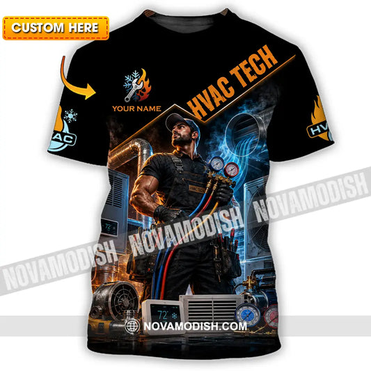 Unisex Shirt - Custom Hvac Tech Shirt - T-shirt