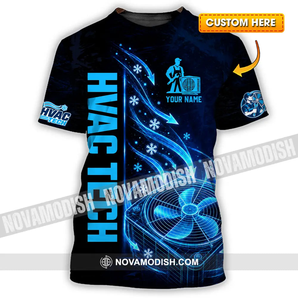 Unisex Shirt - Custom HVAC Tech Shirt - T-shirt