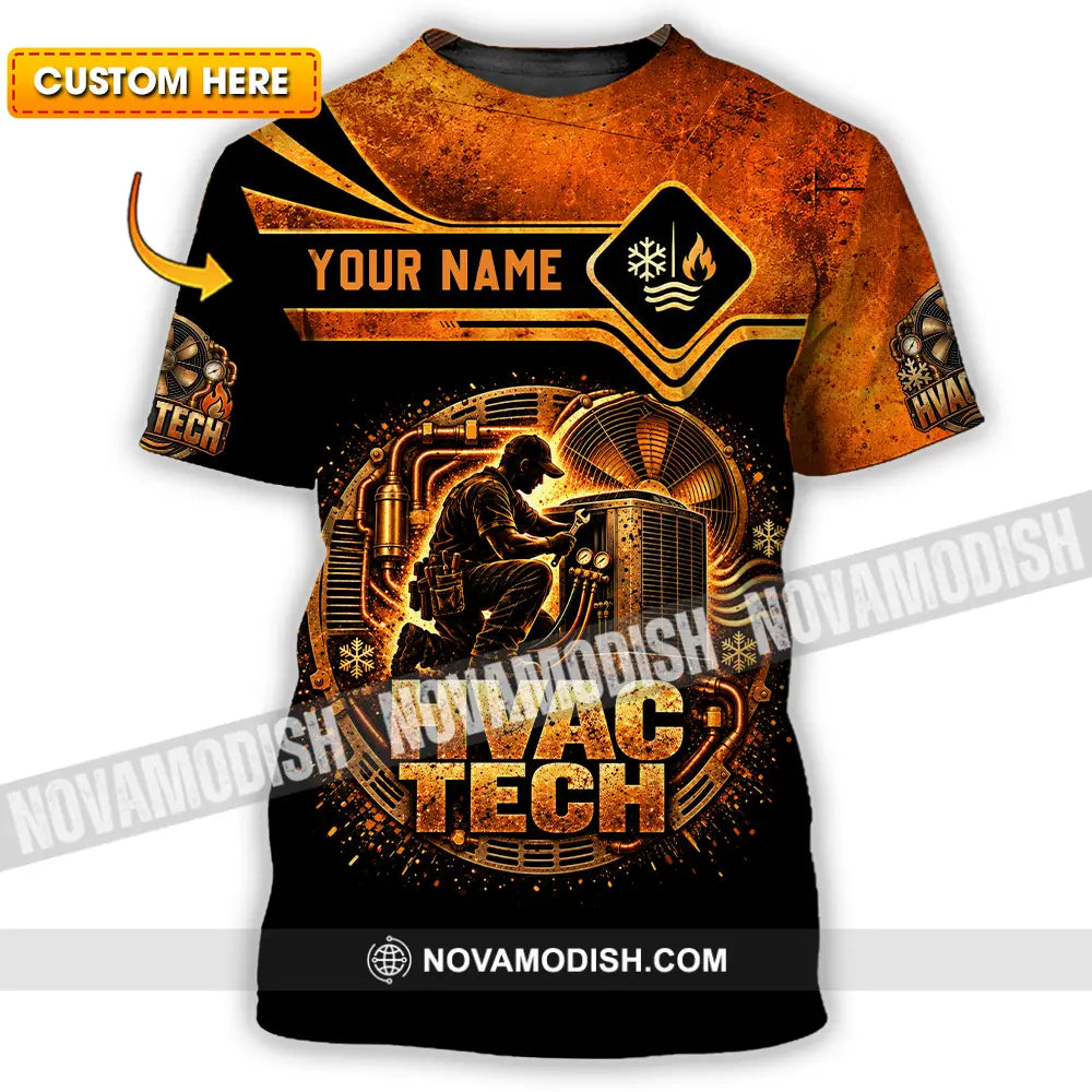 Unisex Shirt - Custom HVAC Tech Shirt - T-shirt