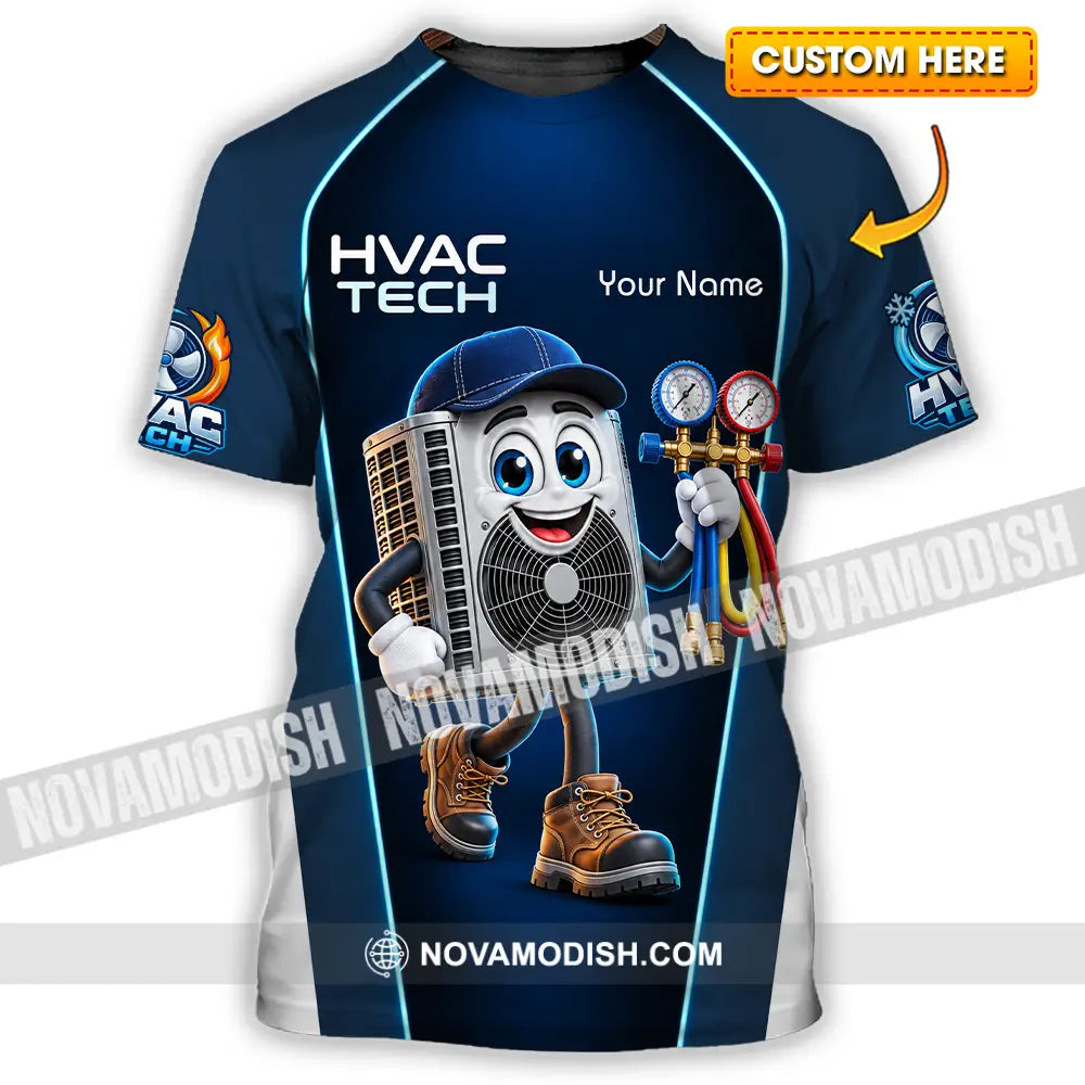 Unisex Shirt - Custom HVAC Tech Shirt - T-shirt